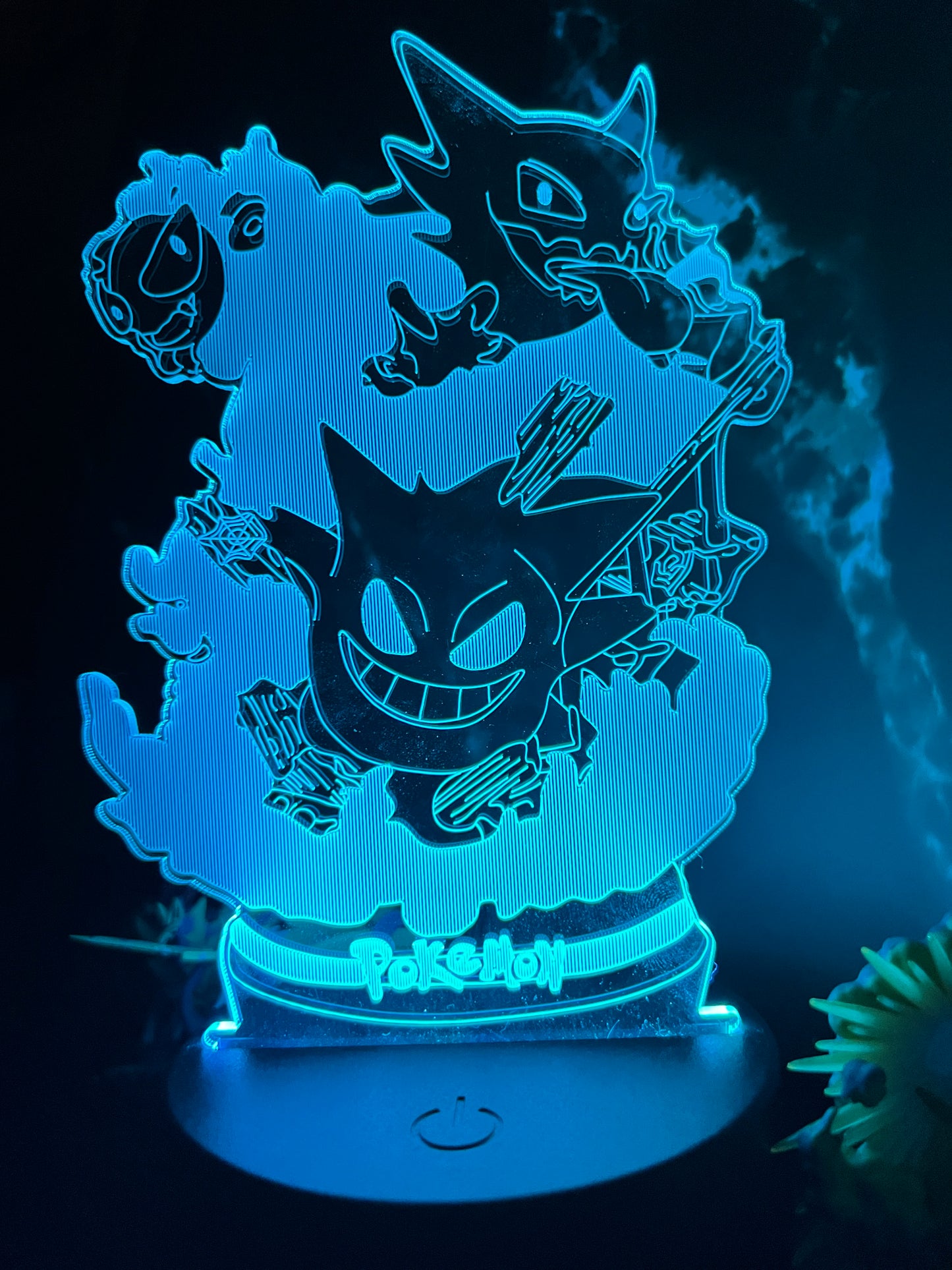 Gengar Evolution 3D Lamp Light