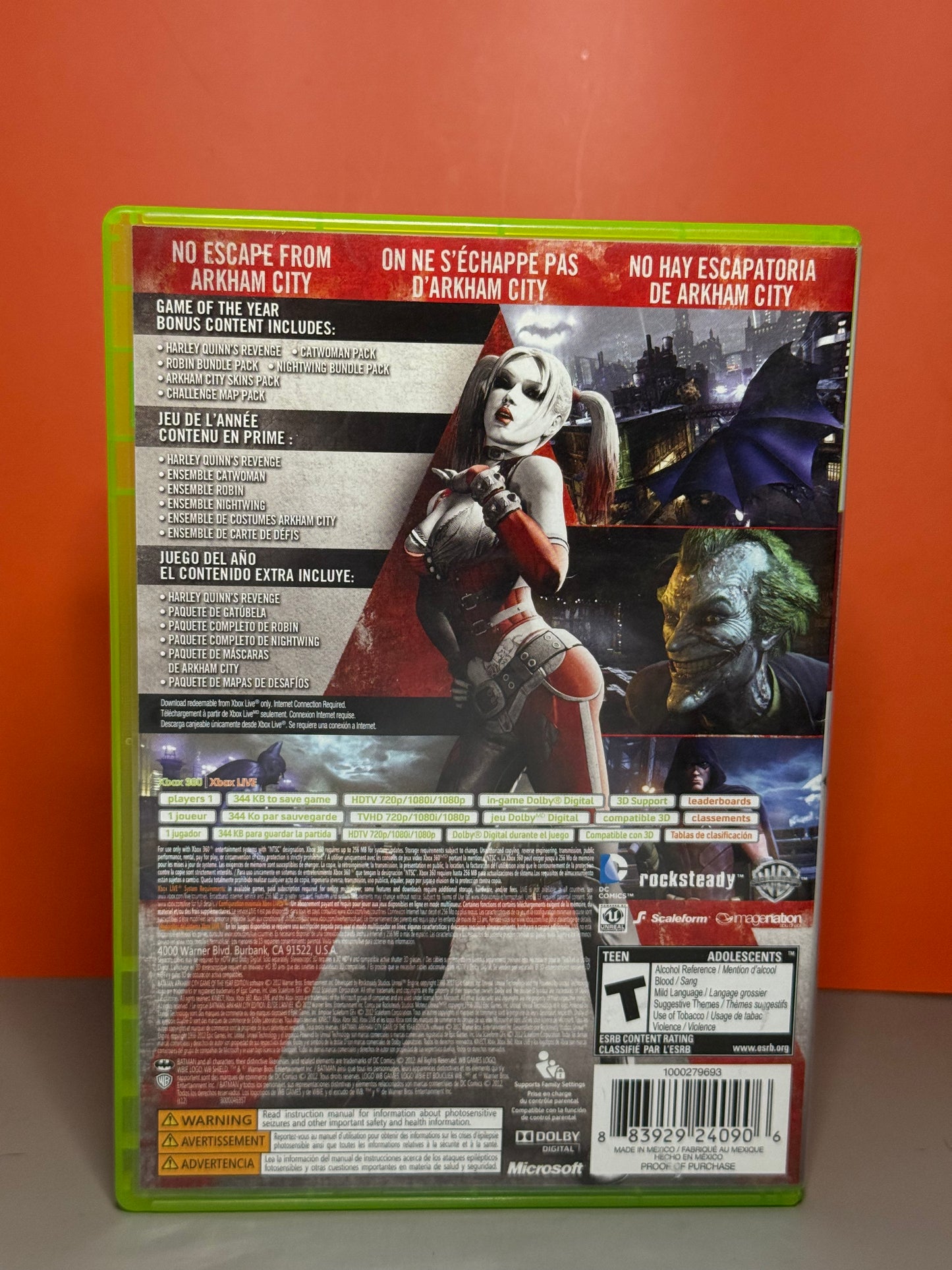 Batman Arkham City Game Of The Year Edition