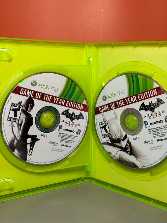 Batman Arkham City Game Of The Year Edition