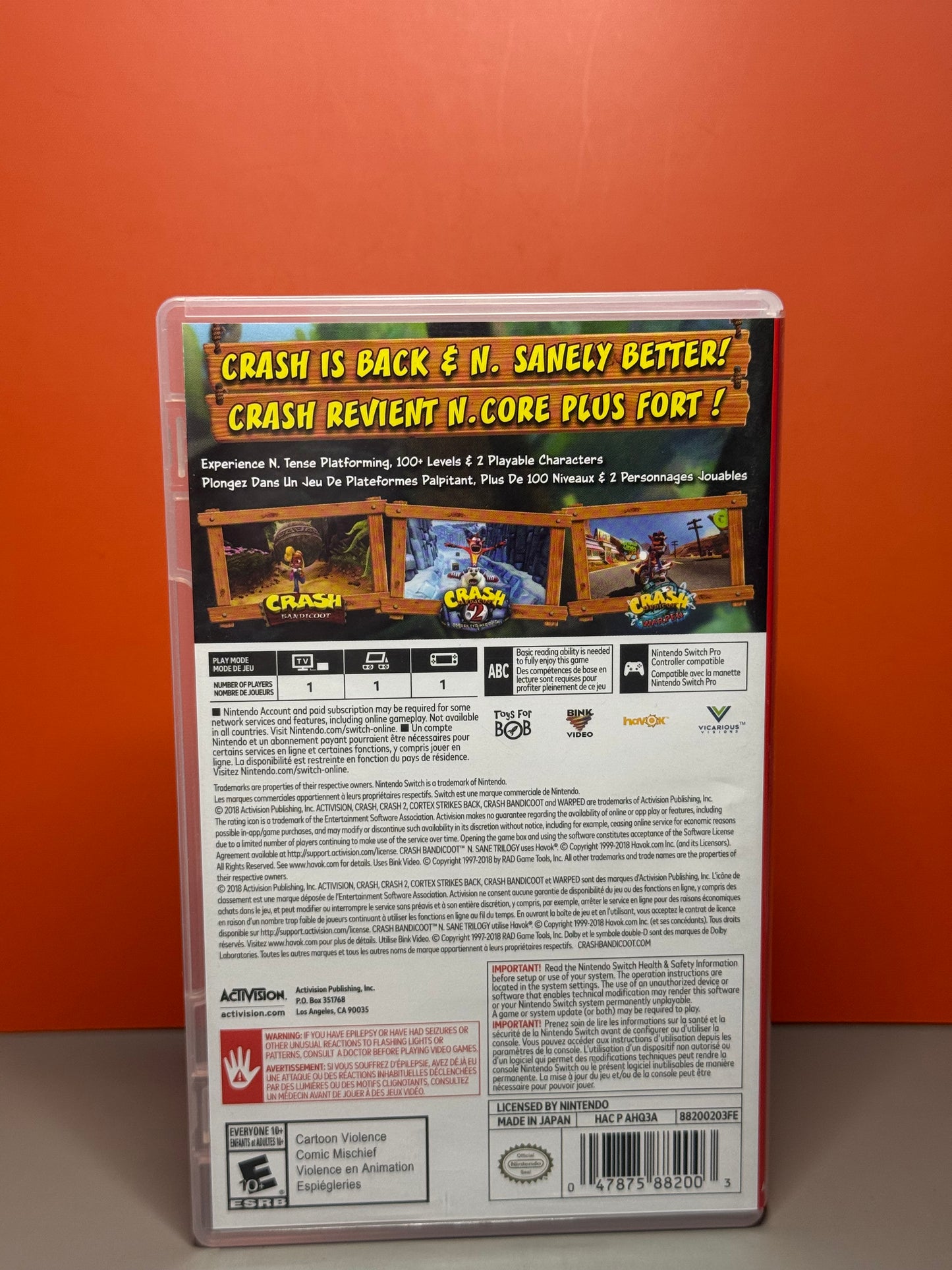 Crash Bandicoot Nsane Trilogy