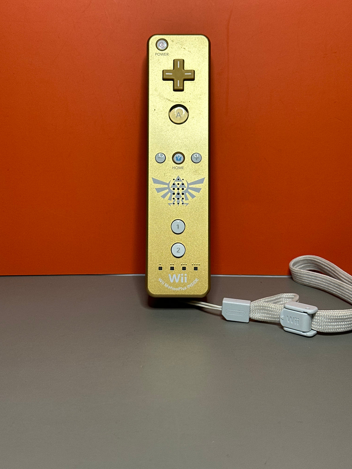 The Legend of Zelda Gold Skyward Sword Wii Remote