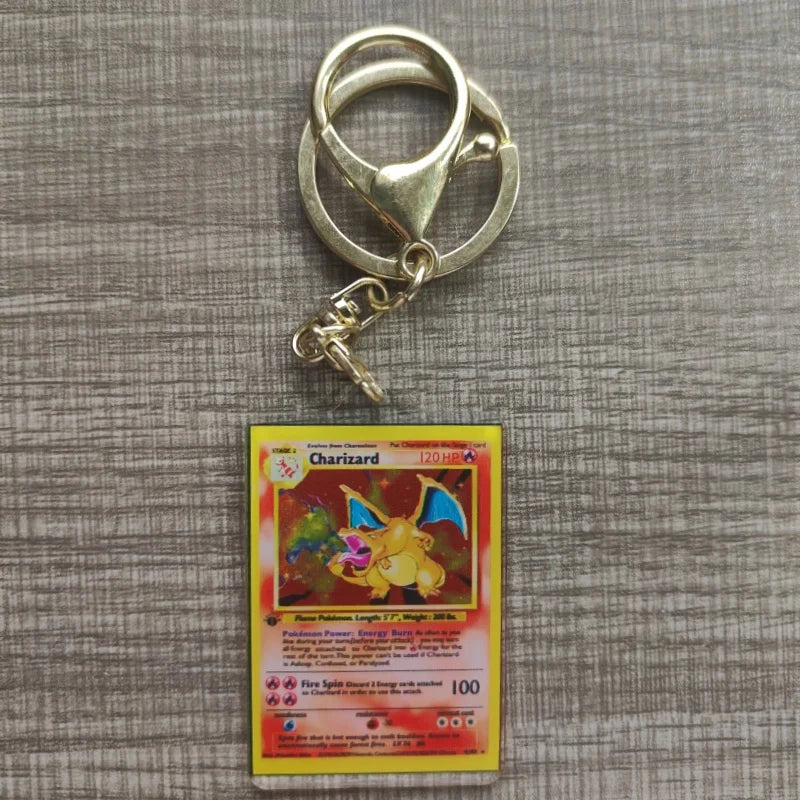 Pokemon Vintage Cards Keychain