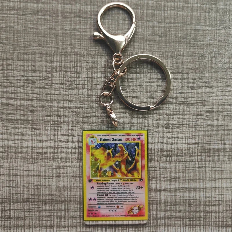 Pokemon Vintage Cards Keychain