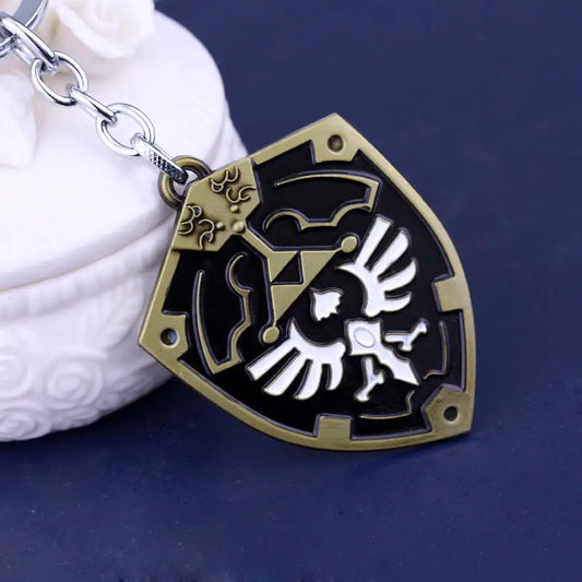 Zelda Shield Symbol Enamel Keychain