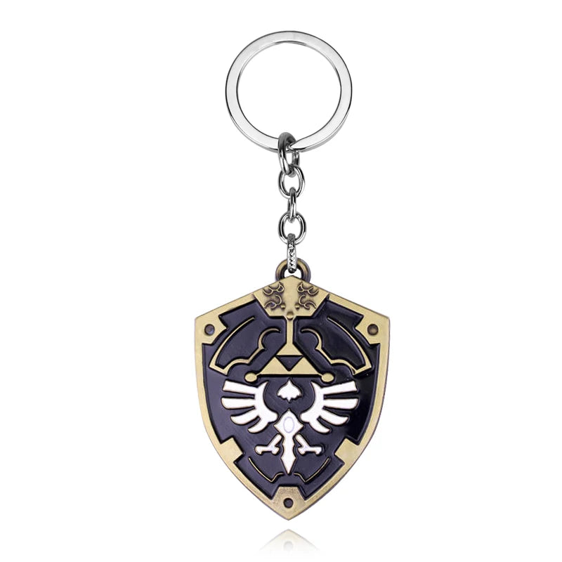 Zelda Shield Symbol Enamel Keychain