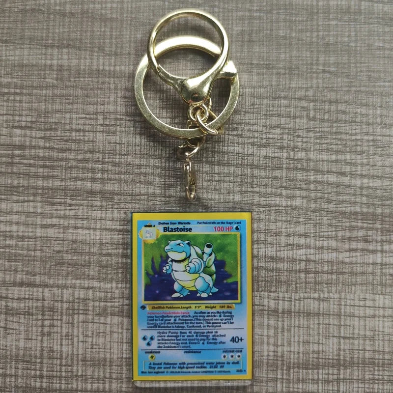 Pokemon Vintage Cards Keychain