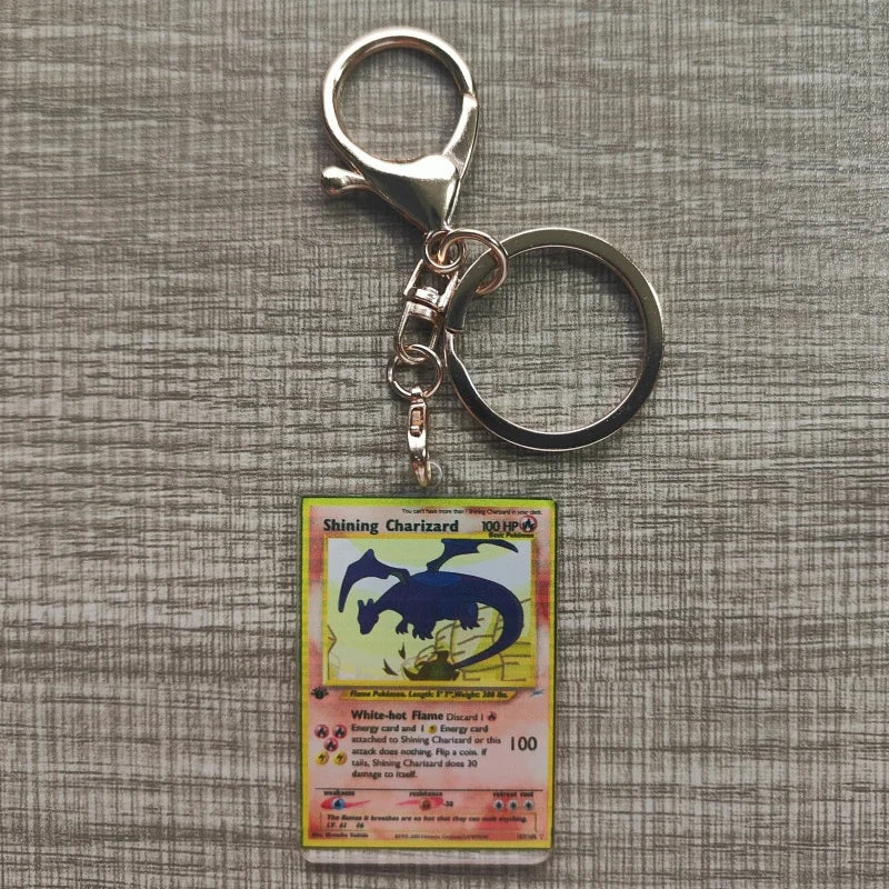 Pokemon Vintage Cards Keychain