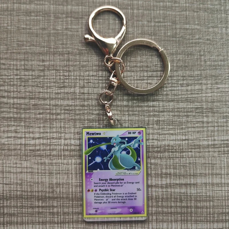 Pokemon Vintage Cards Keychain