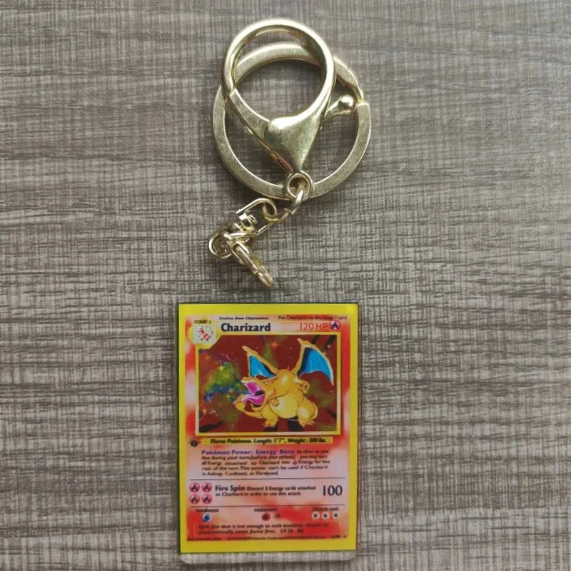 Pokemon Vintage Cards Keychain