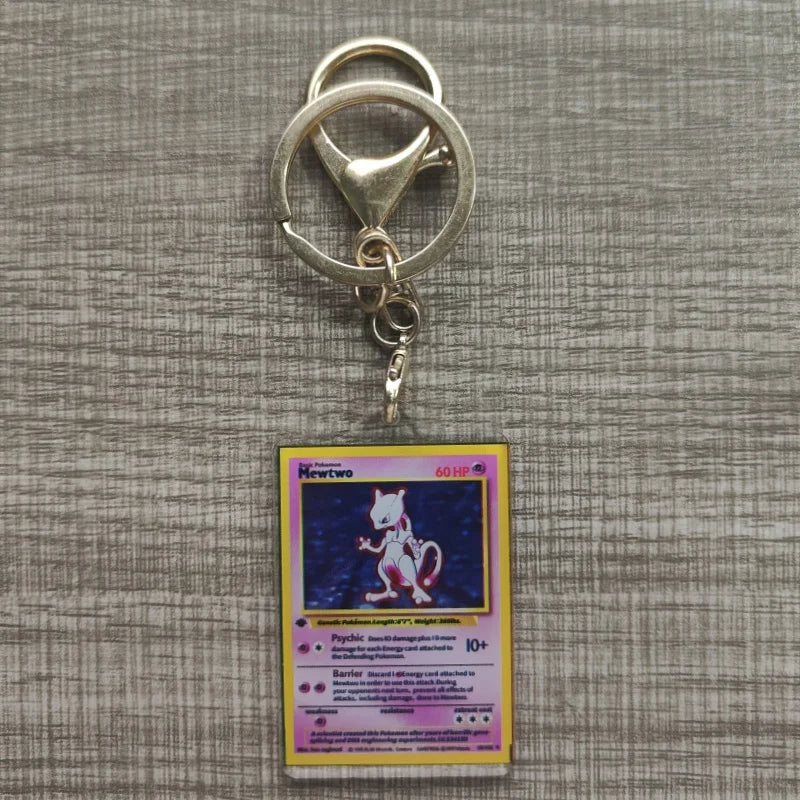 Pokemon Vintage Cards Keychain