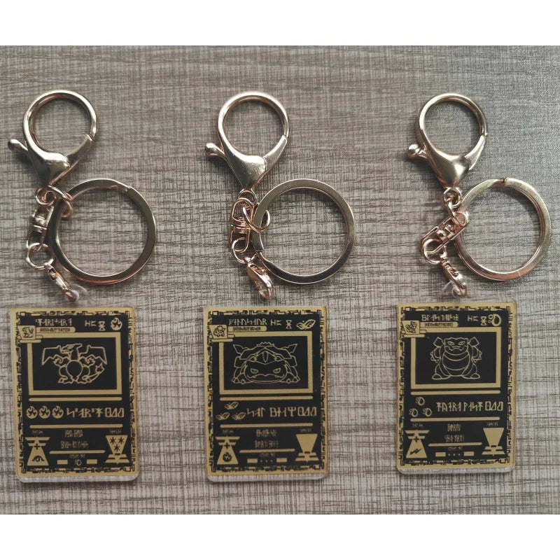 Pokemon Vintage Cards Keychain