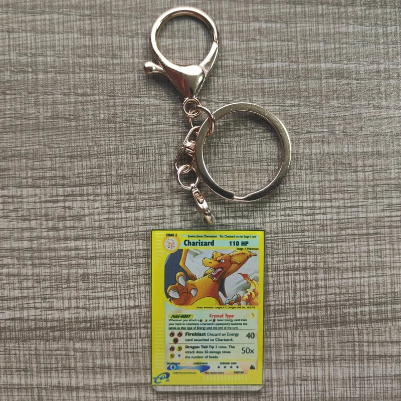 Pokemon Vintage Cards Keychain