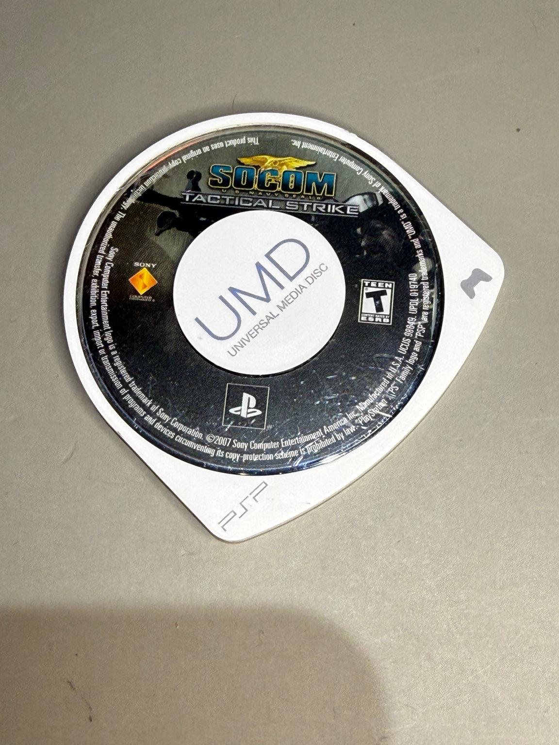 SOCOM: U.S. Navy SEALs Tactical Strike loose PSP UMD