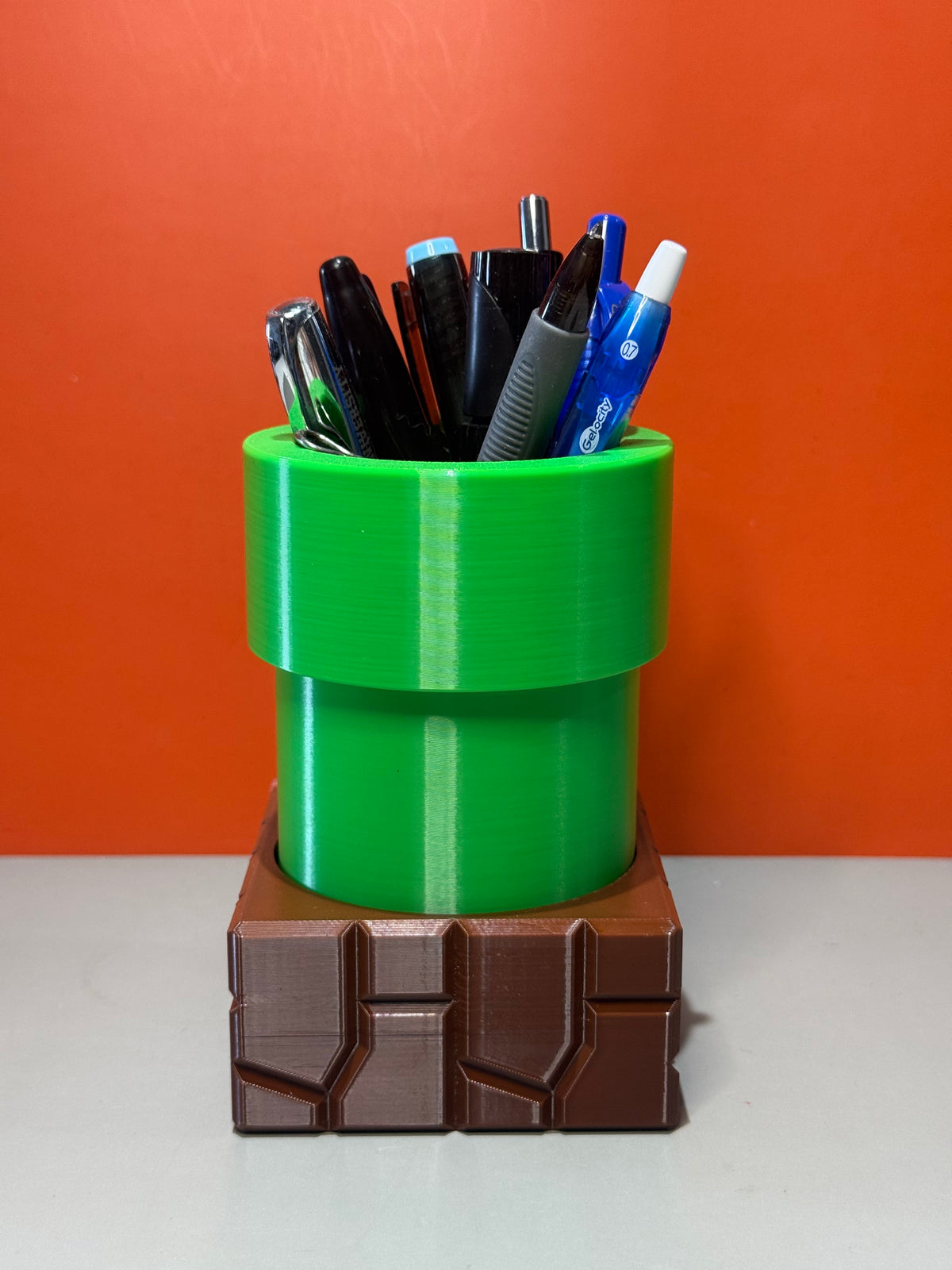 Warp Pipe Pencil Holder