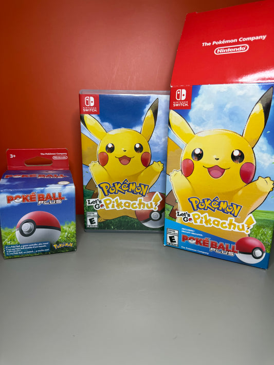 Pokemon Let's Go Pikachu Boxed Edition (Includes Pokewalker)