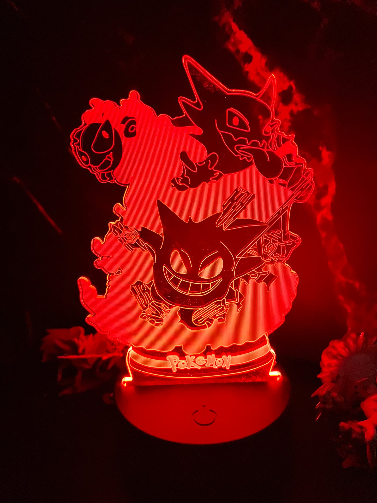 Gengar Evolution 3D Lamp Light