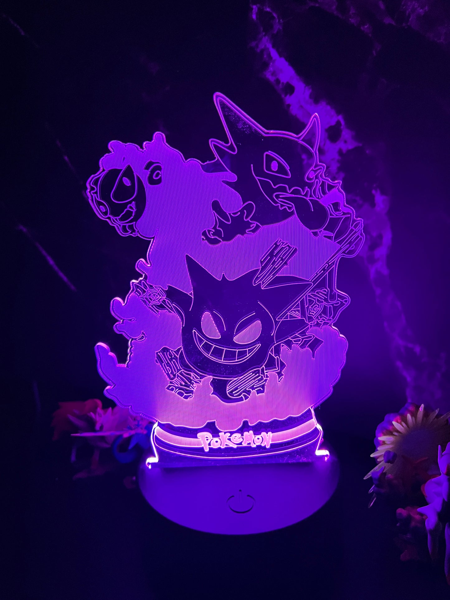 Gengar Evolution 3D Lamp Light
