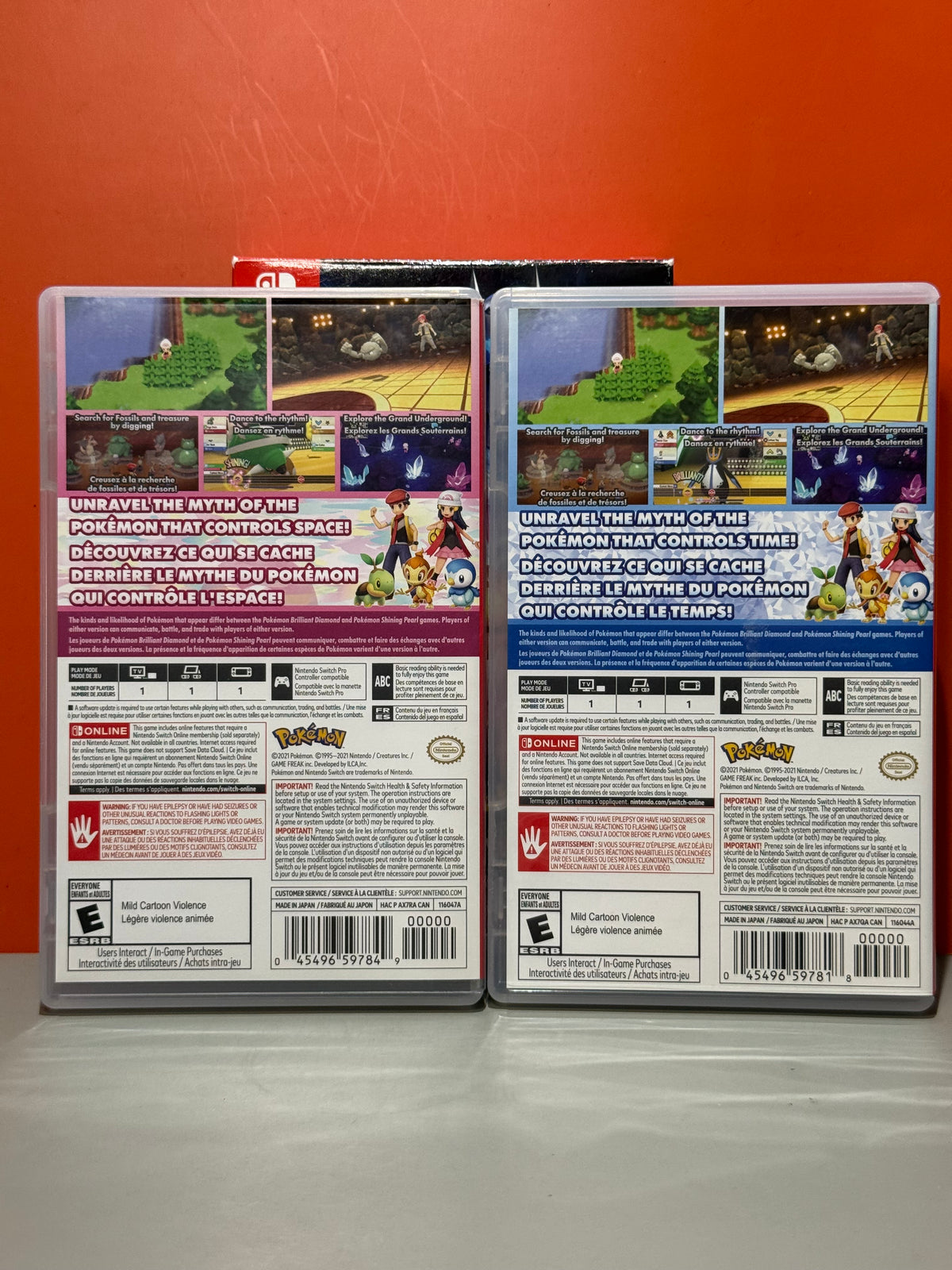 Pokemon Brilliant Diamond and Pokemon Shining Pearl Double Pack