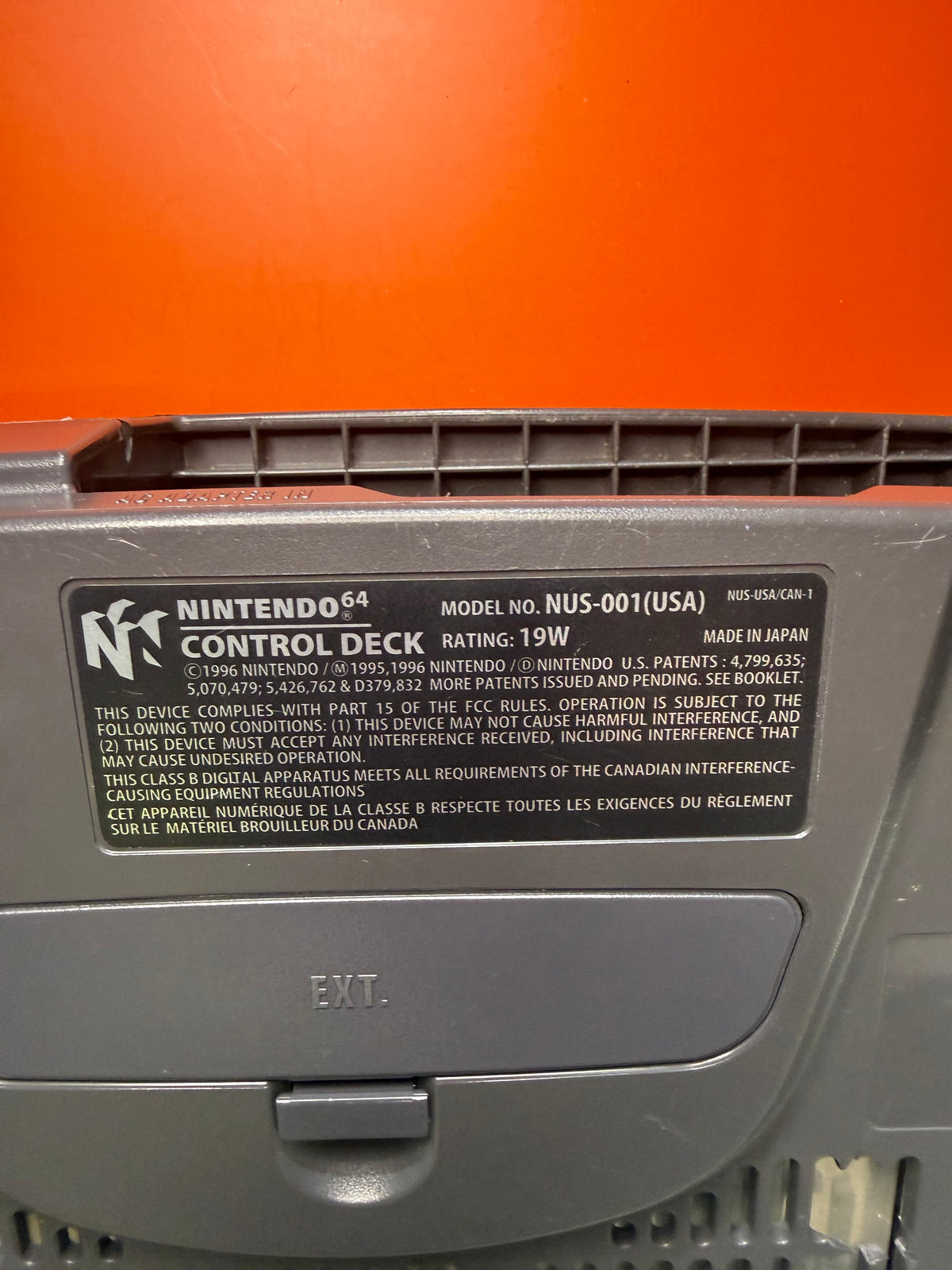 Nintendo 64 Console — Charcoal Grey