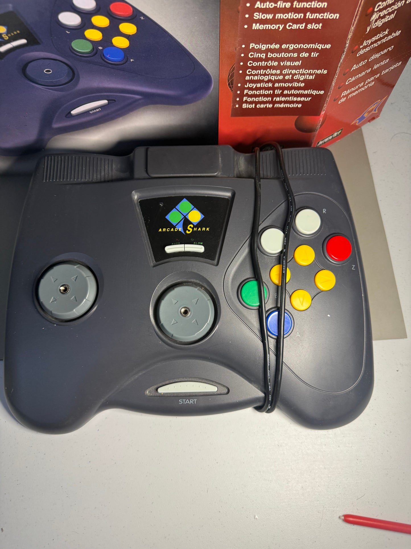 InterAct Arcade Shark N64 Controller Open Box