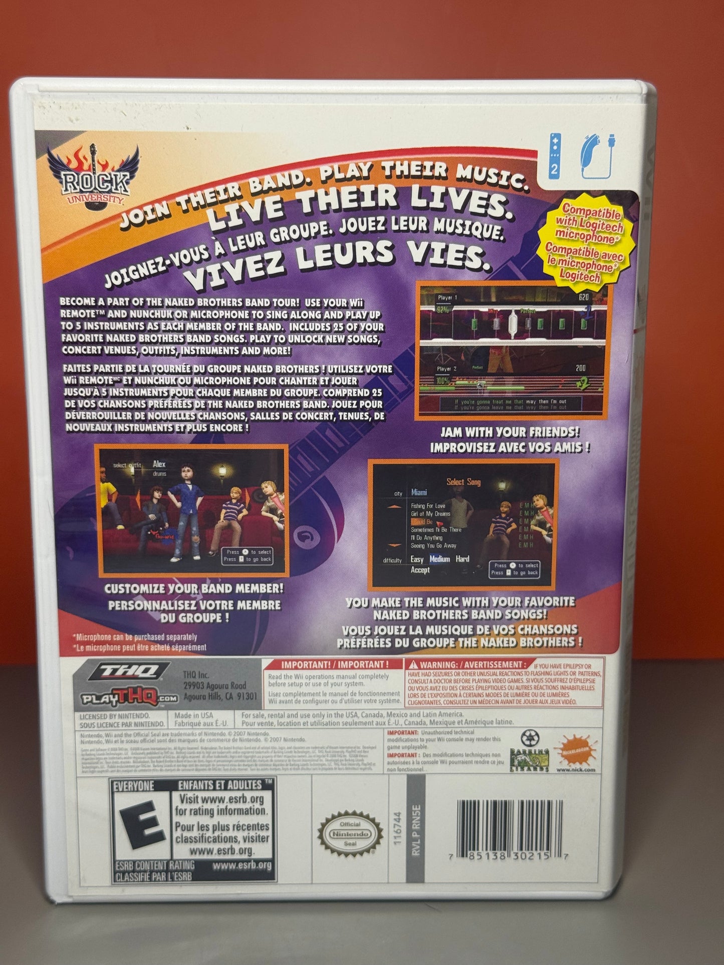 Rock University Presents: The Naked Brothers Band The Video Game