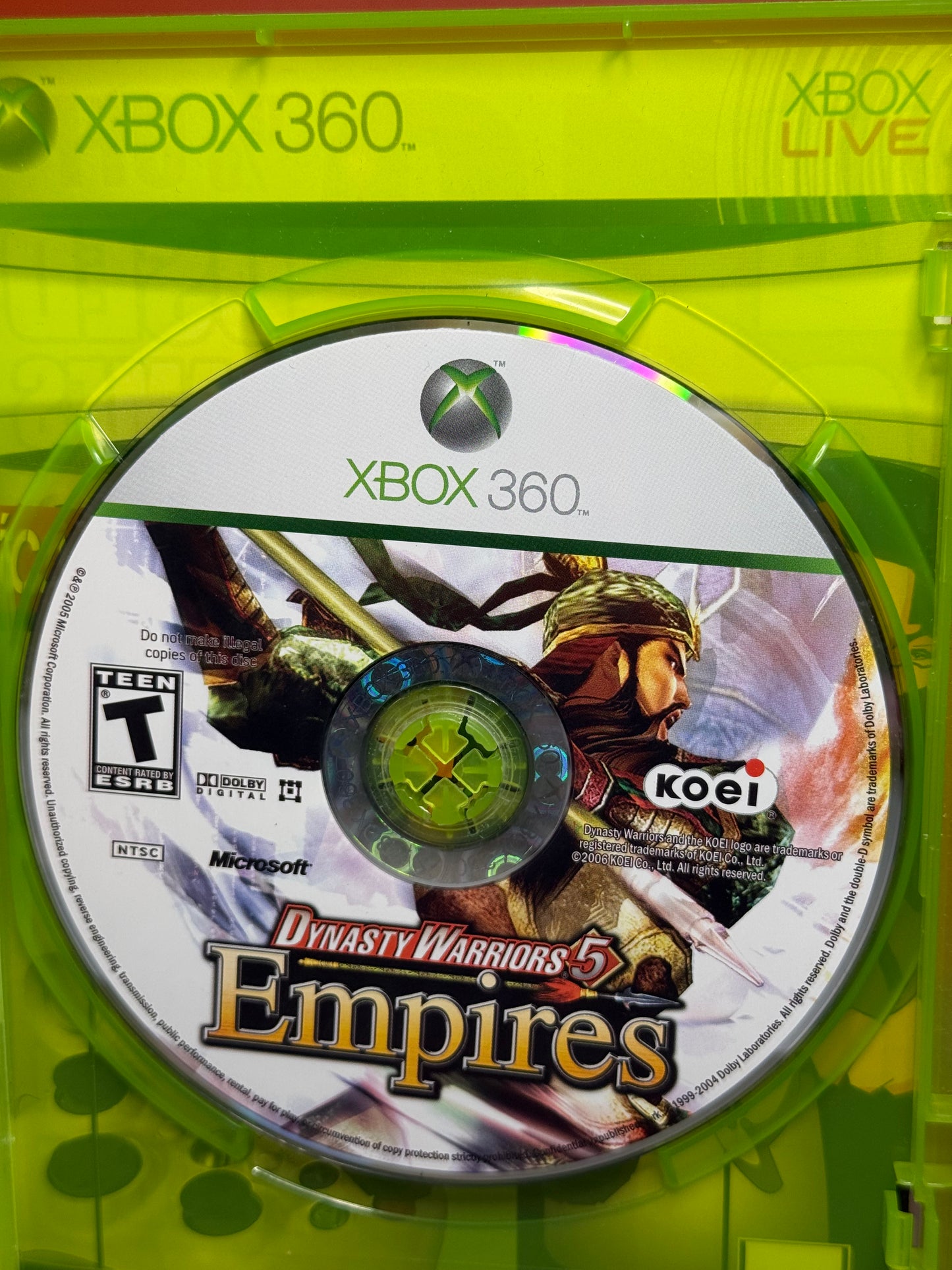 Dynasty Warriors 5 Empires (Disc & Manual Only)