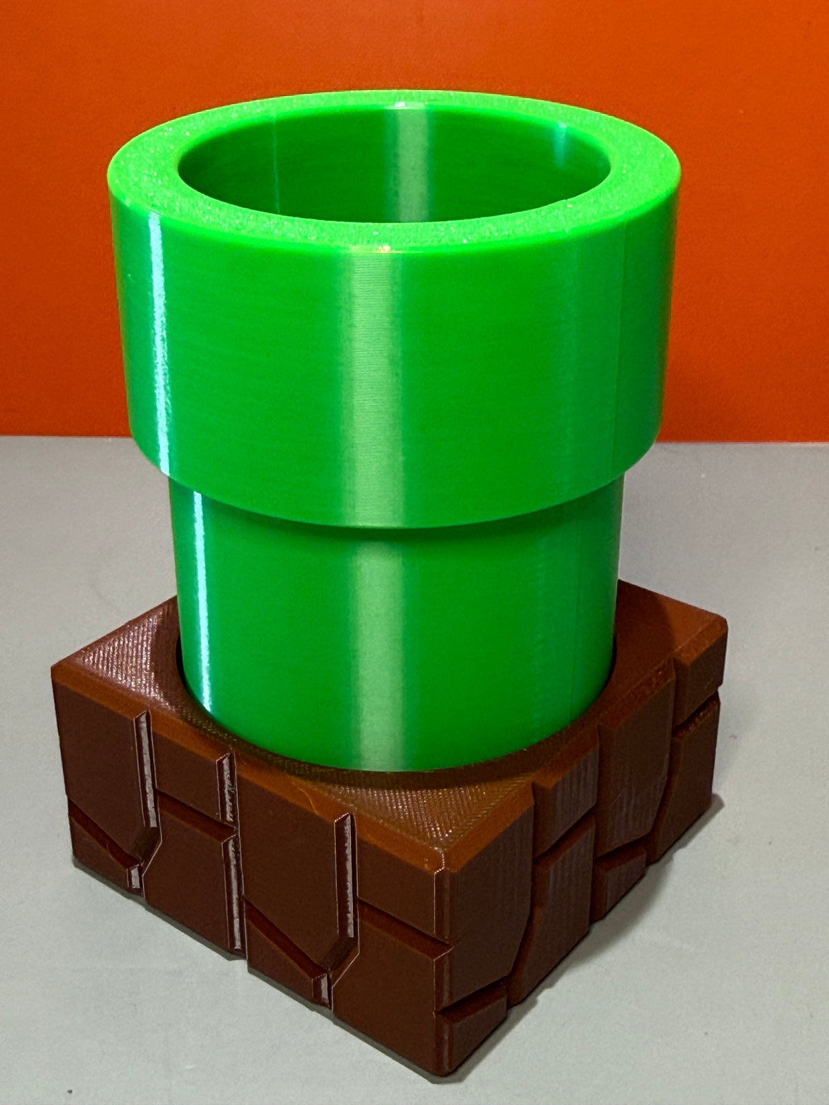 Warp Pipe Pencil Holder