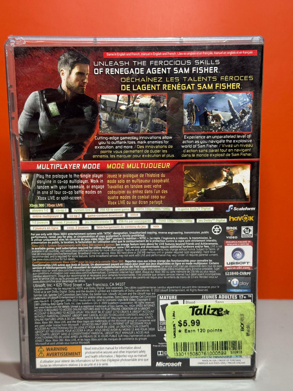 Tom Clancy's: Splinter Cell Conviction