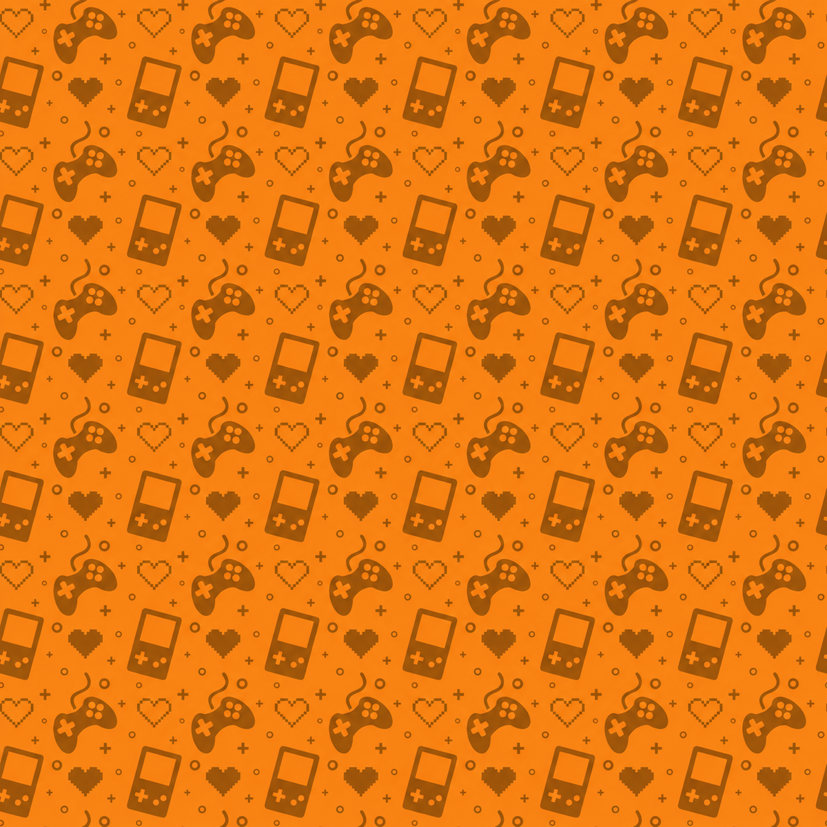 Orange Grumpy Gaming Suite gaming pattern background