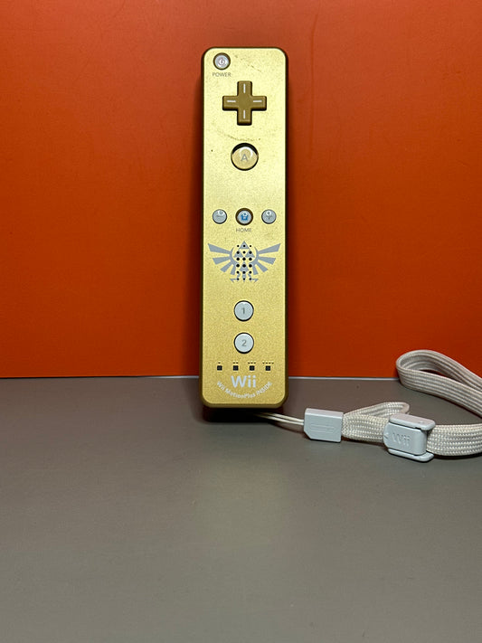 The Legend of Zelda Gold Skyward Sword Wii Remote