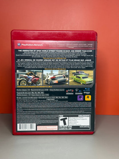 Midnight Club Los Angeles Complete Edition