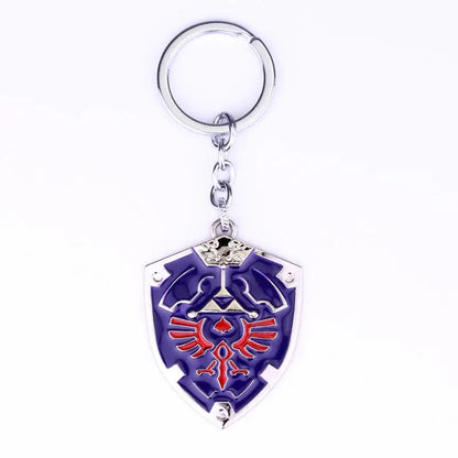 Zelda Shield Symbol Enamel Keychain