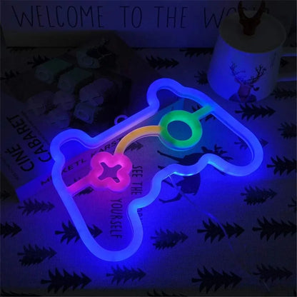 USB LED Game Controller Neon Light