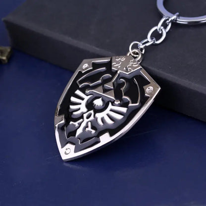 Zelda Shield Symbol Enamel Keychain