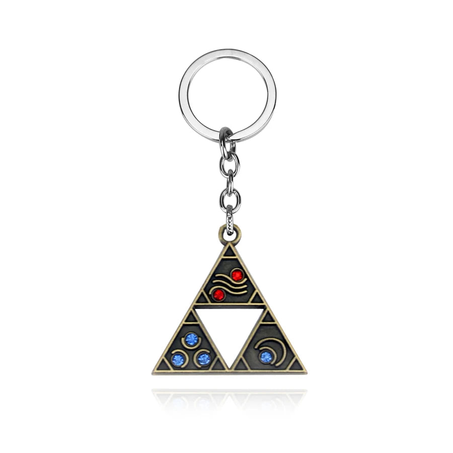 Zelda Shield Symbol Enamel Keychain