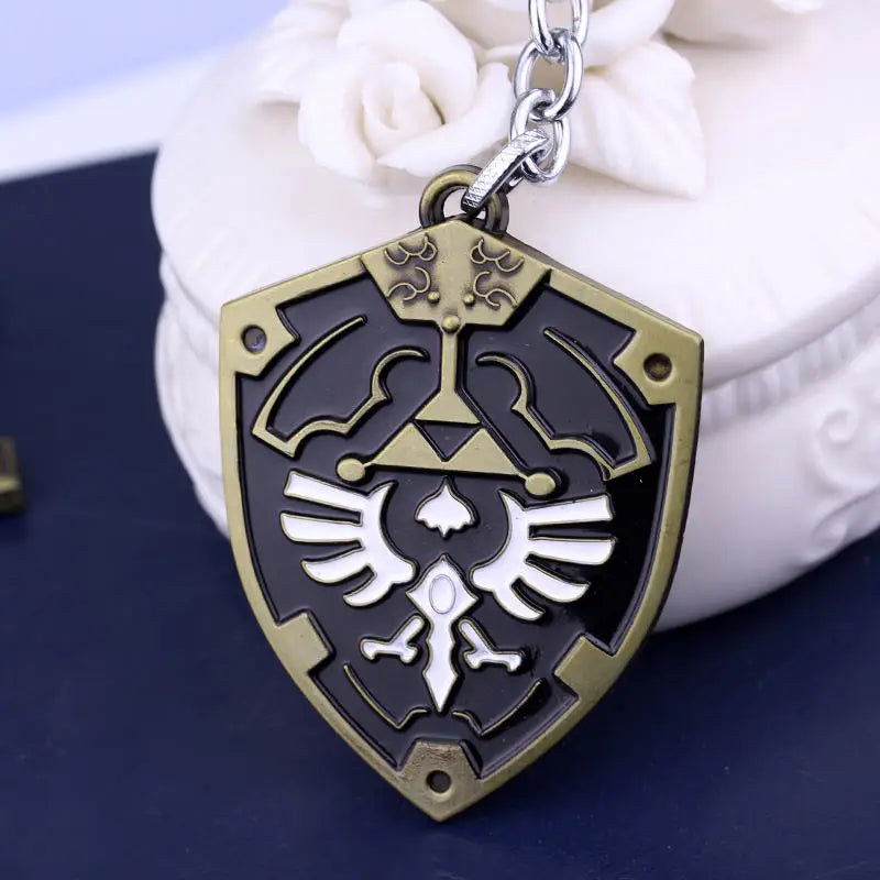 Zelda Shield Symbol Enamel Keychain