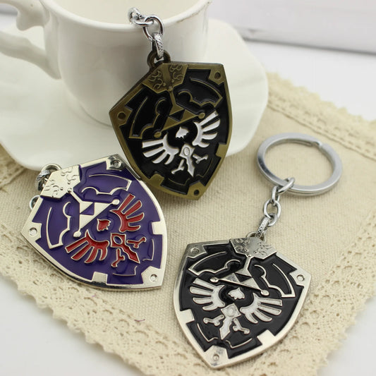 Zelda Shield Symbol Enamel Keychain