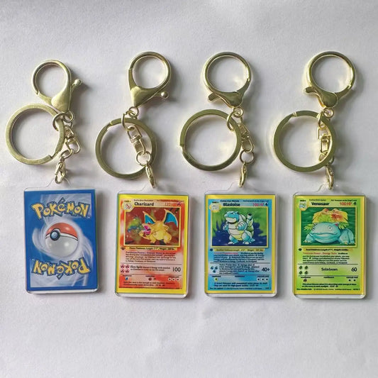 Pokemon Vintage Cards Keychain