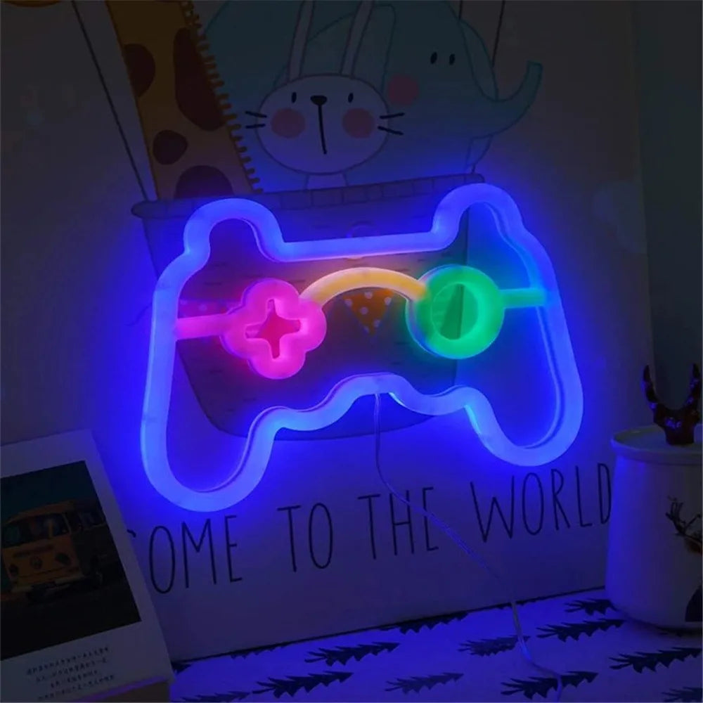 USB LED Game Controller Neon Light