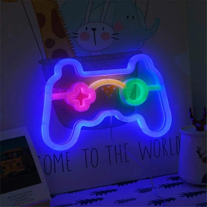 USB LED Game Controller Neon Light