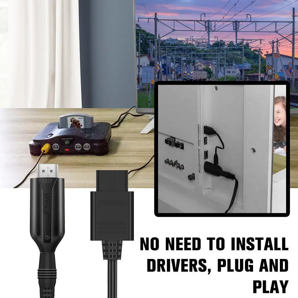N64 to HDMI Converter Adapter Cable