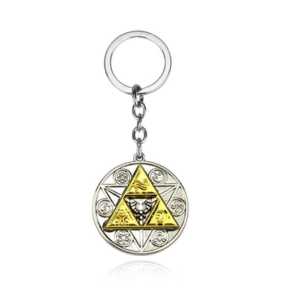 Zelda Shield Symbol Enamel Keychain