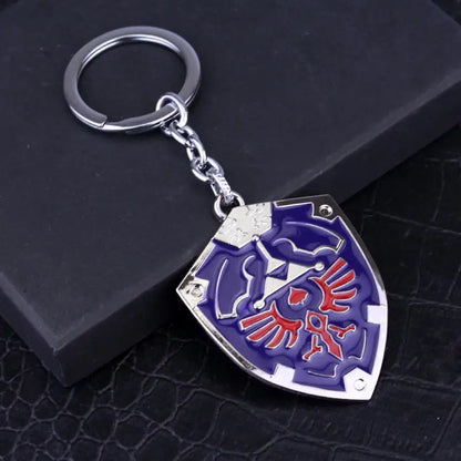 Zelda Shield Symbol Enamel Keychain