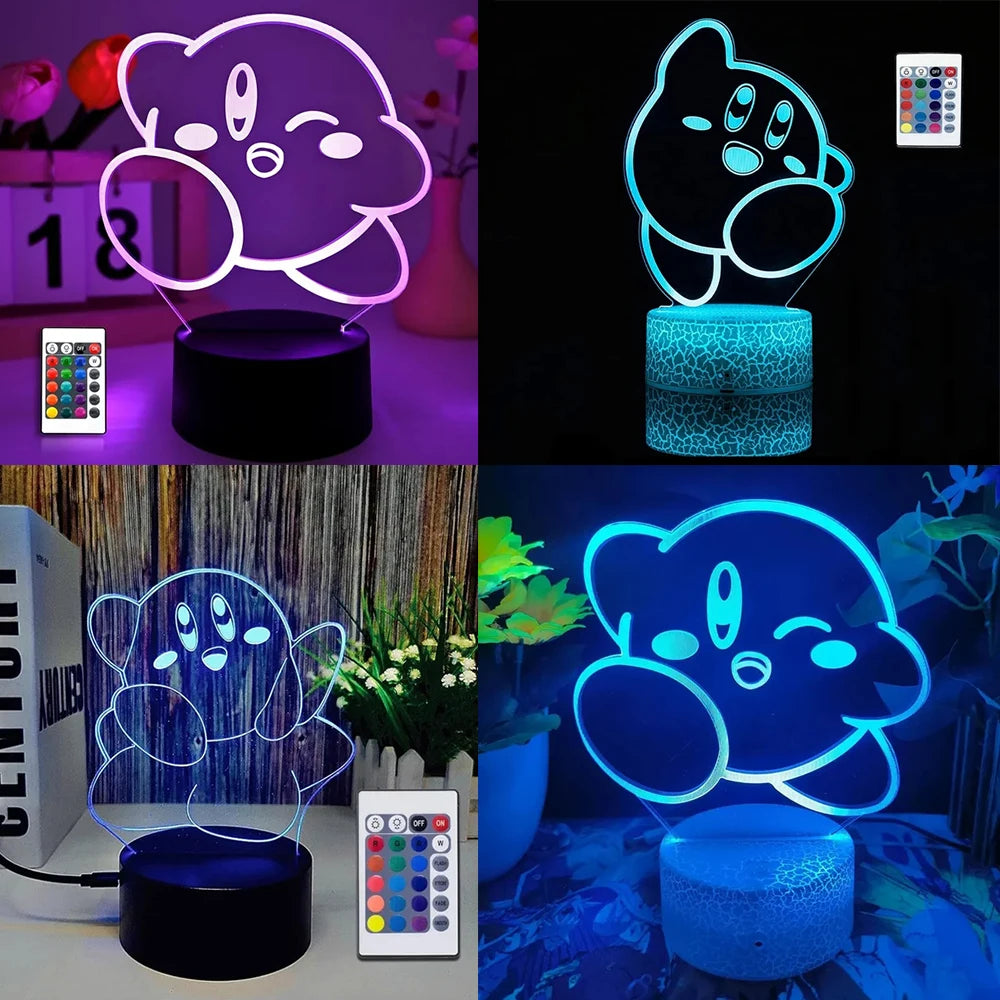 Kirby 3D Lamp Lights