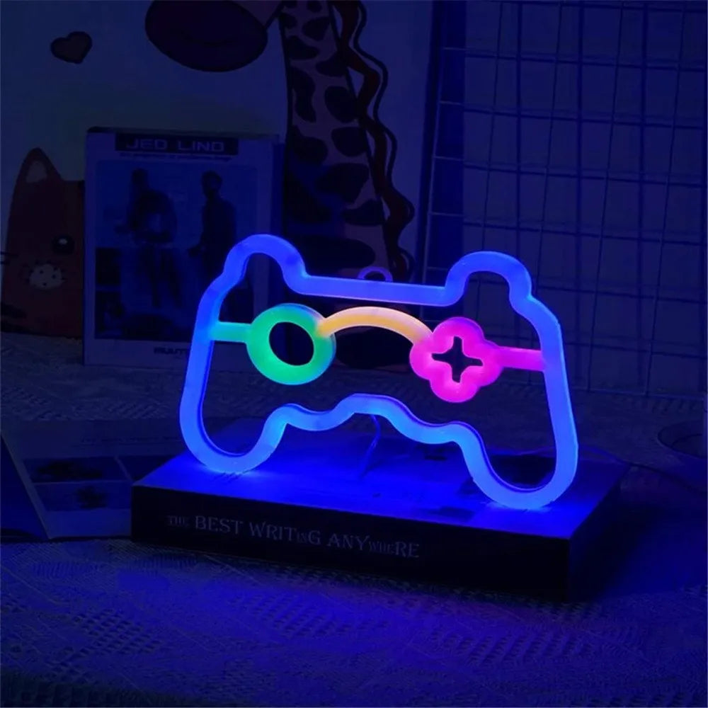 USB LED Game Controller Neon Light