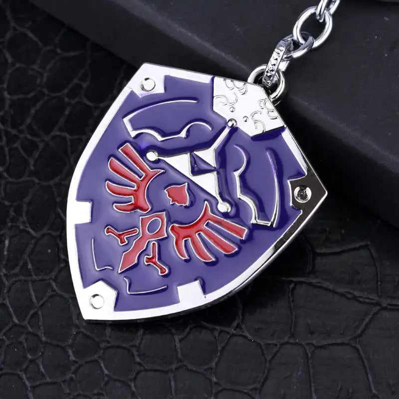 Zelda Shield Symbol Enamel Keychain