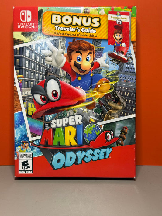 Super Mario Odyssey With Traveler's Guide (Brand New Sealed)