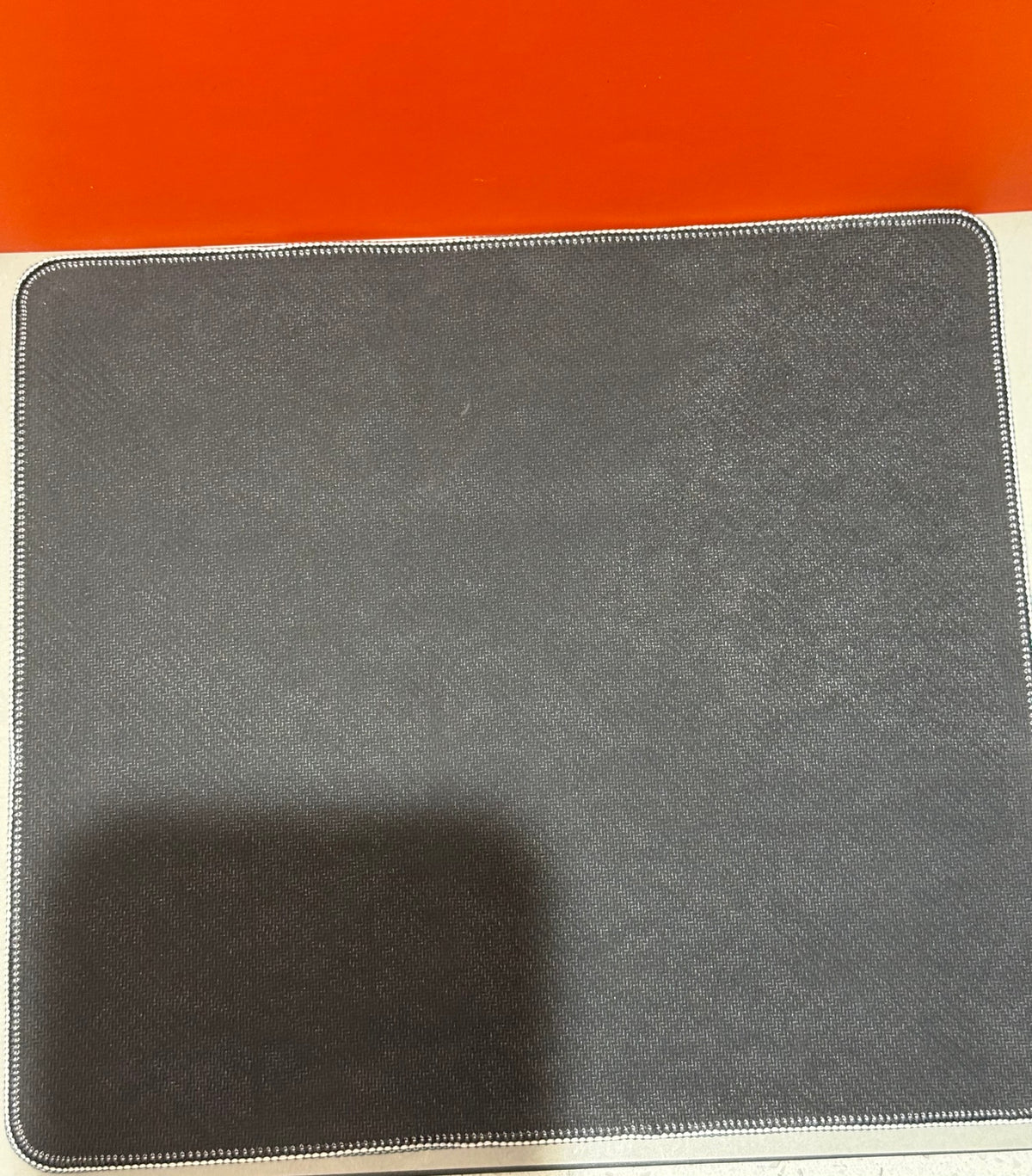 Textured backing of Donkey Kong desk mat