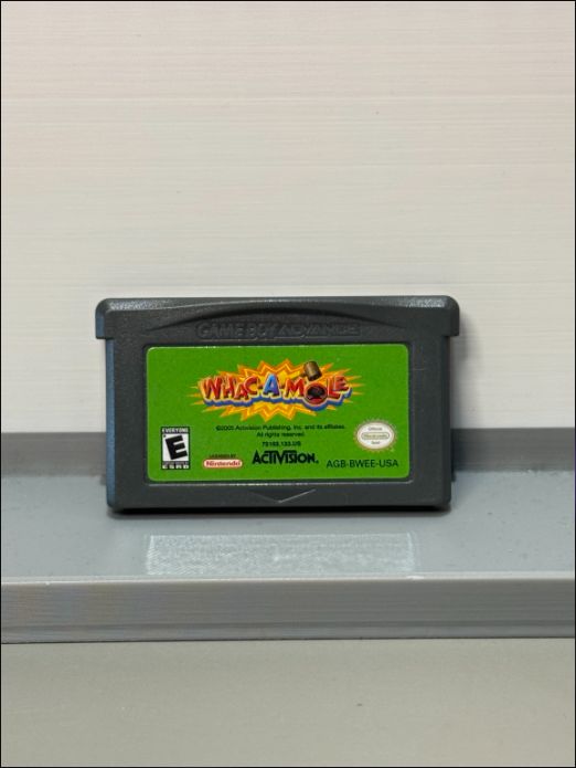 Whac-A-Mole Game Boy Advance cartridge front