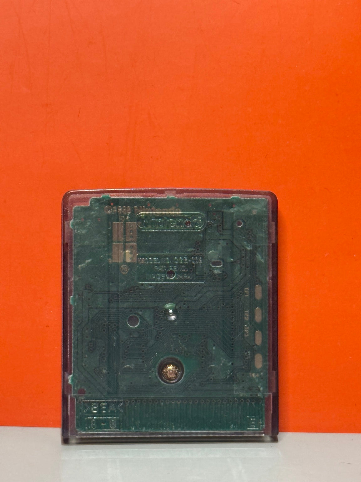 Oracle of Ages cartridge back